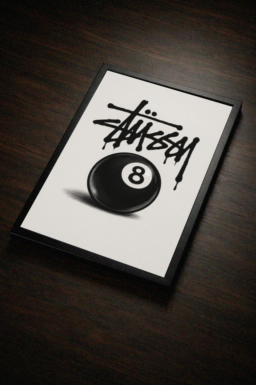 Graffiti 8 Ball – Streetwear – Poster