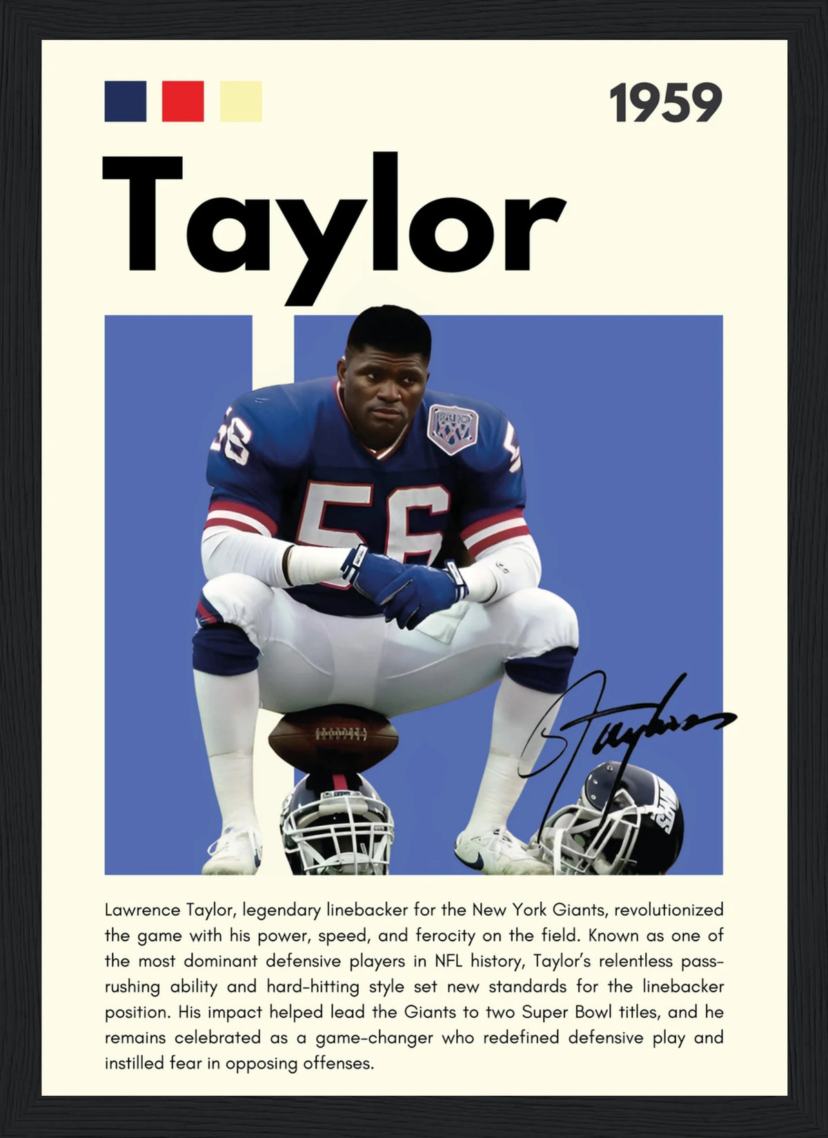 Taylor – NFL – Poster