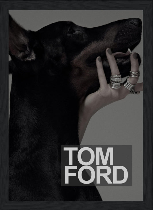 Tom Ford - Black Doberman - Poster