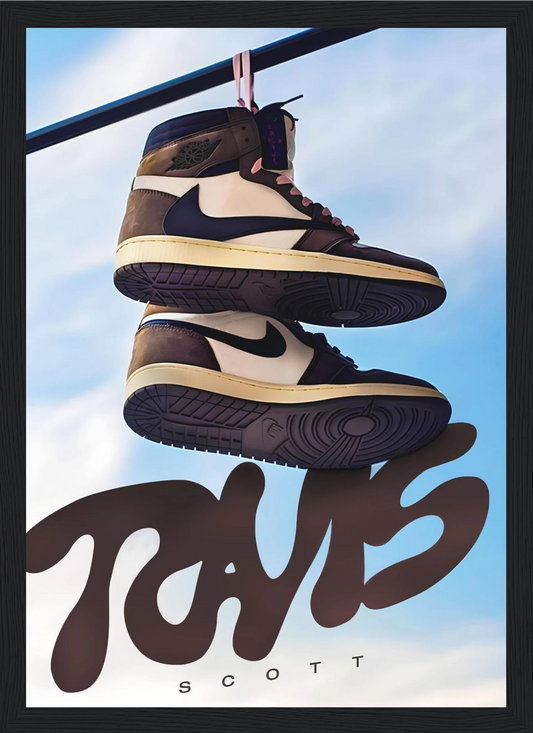 Travis Scott Air Jordan 1 High – Sneaker – Poster