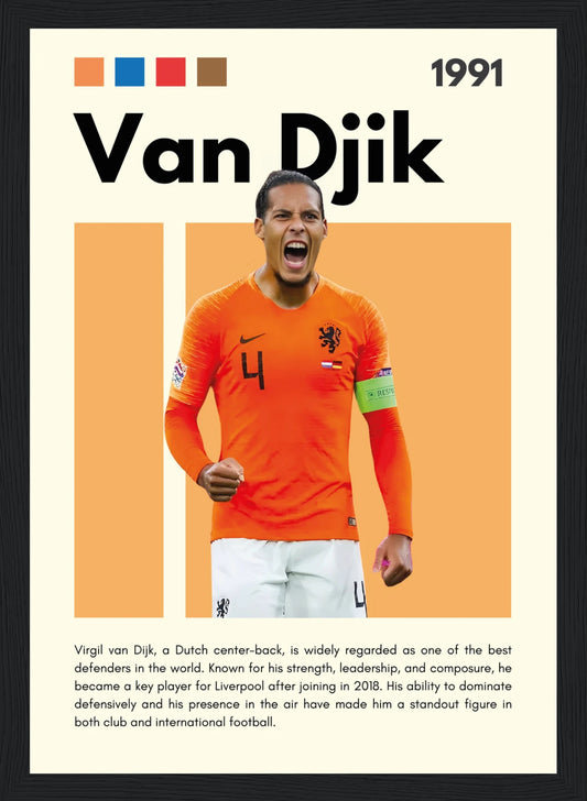 Van Dijk – Football – Poster