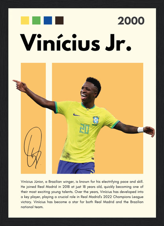 Vinicius Jr. – Football – Poster