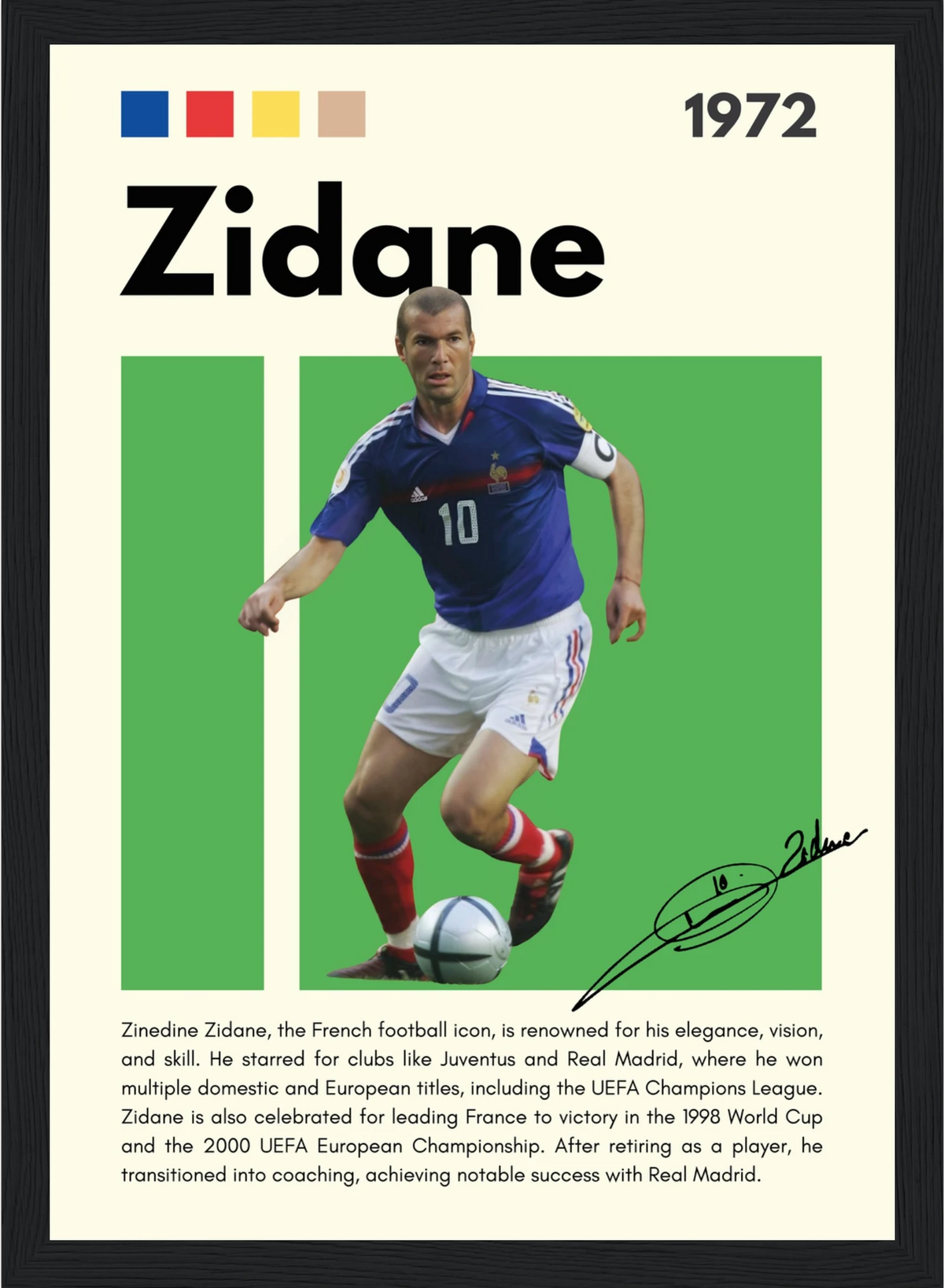 Zidane - Football - Poster