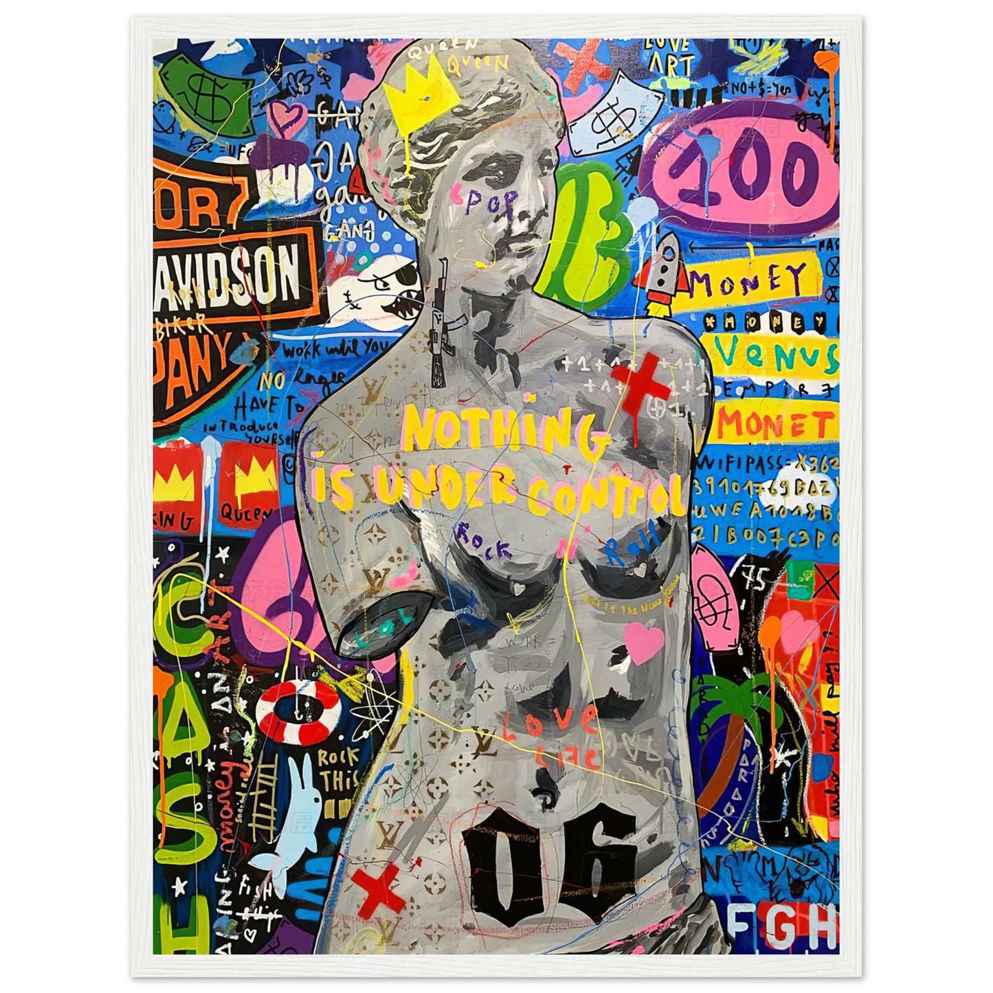 Nothing is under control - Graffiti Art - Poster
