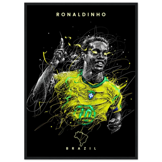 Ronaldinho Brazil Graffiti – Football – Poster