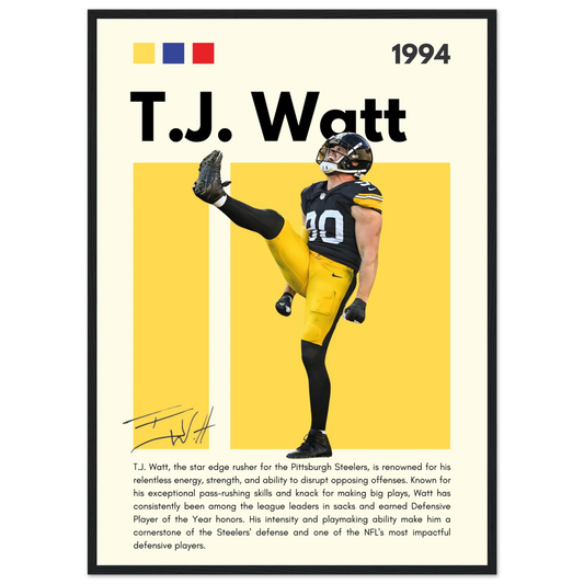 T.J. Watt – NFL – Poster
