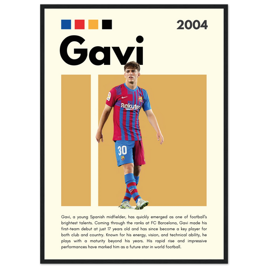 Gavi – Football – Poster