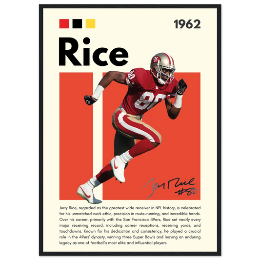Rice – NFL – Poster