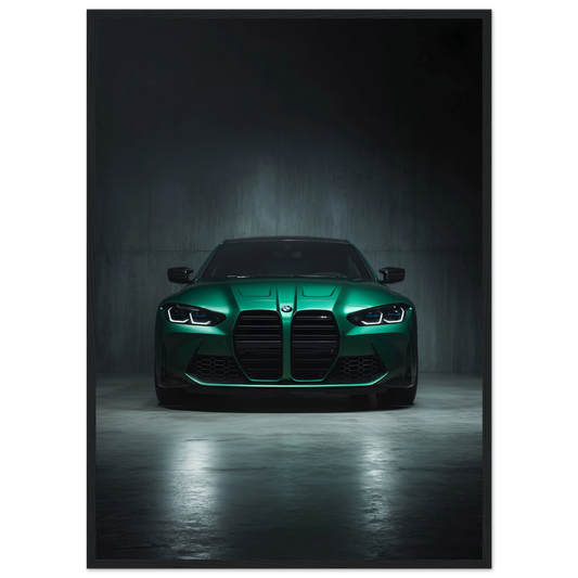 BMW M4 Emerald Core – Car – Poster