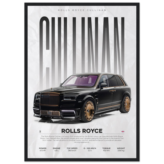 Rolls Royce - Cullinan - Poster