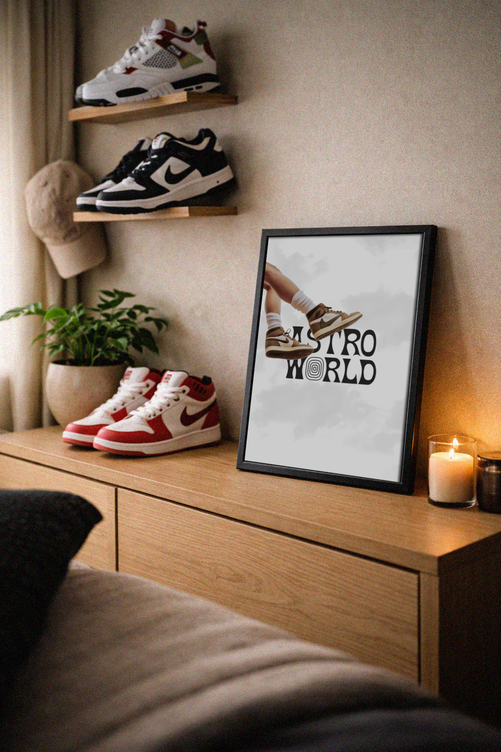 Travis Scott Astroworld – Sneaker – Poster