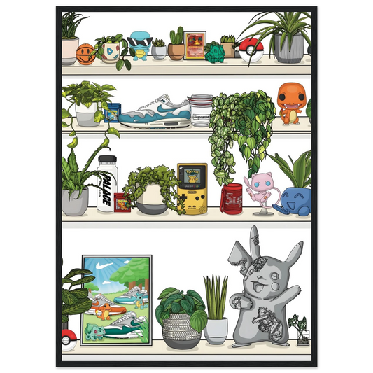 Sneaker & Pokémon Collector Shelf – Sneaker – Poster