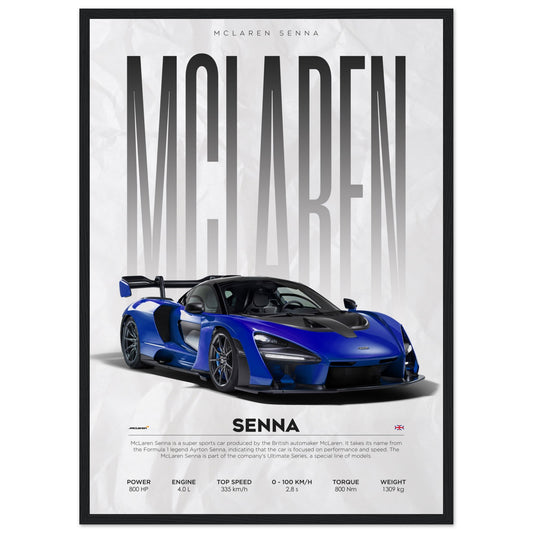 Mclaren - Senna - Poster