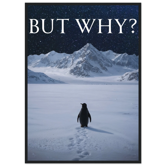 Nihilist Penguin – Night – Poster