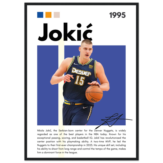 Nikola Jokic – NBA – Poster