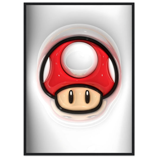 Mario Super Mushroom - 3D - Art