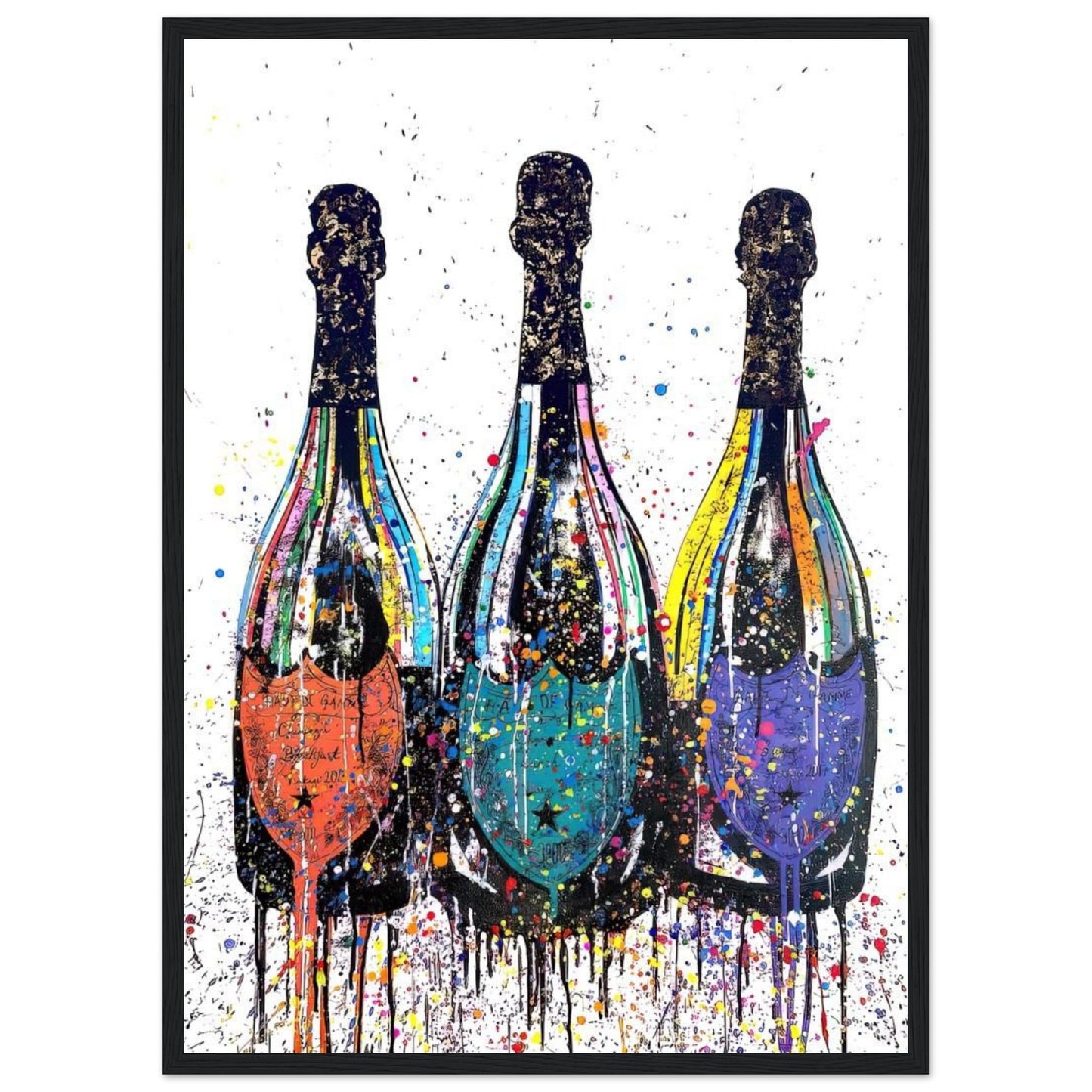 Dom Pérignon - Graffiti-Kunst - Poster
