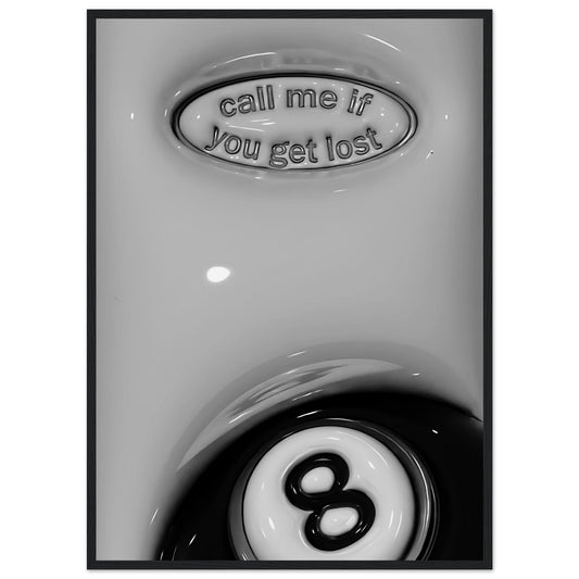 Call Me If You Get Lost - 3D - Art