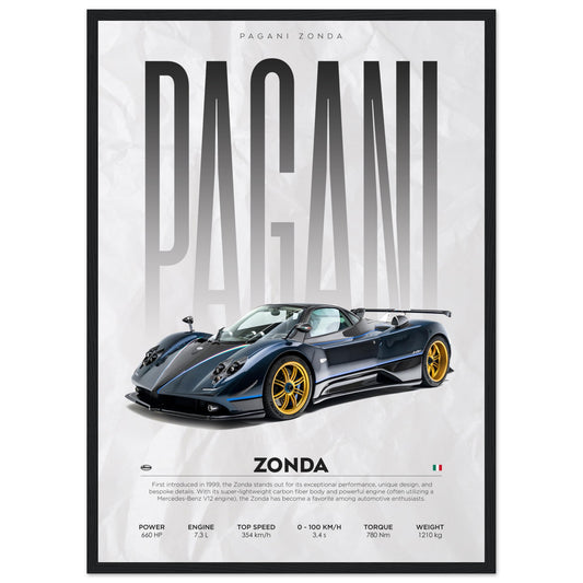 Pagani - Zonda - Poster