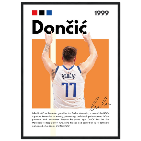 Luka Dončić – NBA – Poster