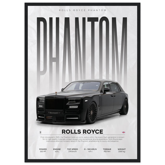 Rolls Royce - Phantom - Poster