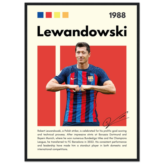 Lewandowski – Football – Poster