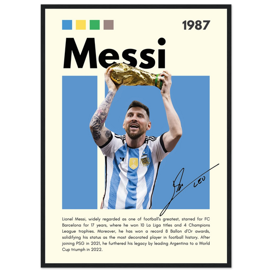 Lionel Messi – Football – Poster