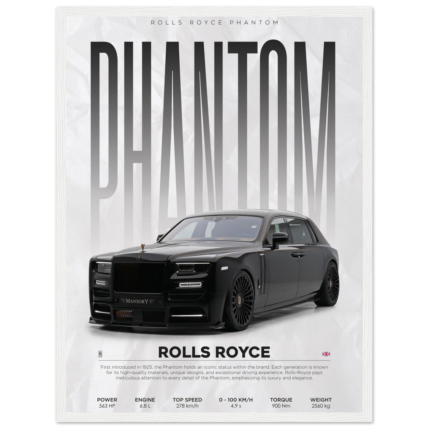 Rolls Royce - Phantom - Poster – Posters-4u