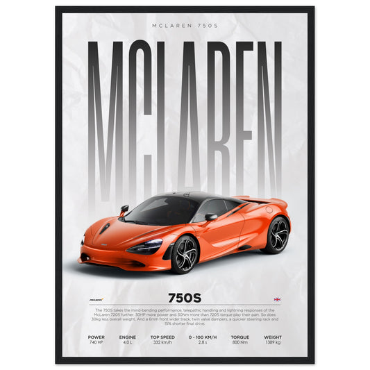 Mclaren - 750S - Poster