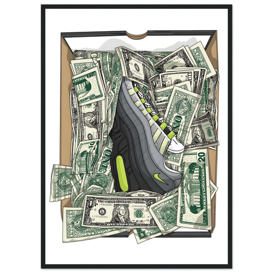Air Max 97 Dollar Money Box – Sneaker – Poster