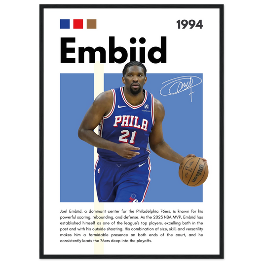 Joel Embiid – NBA – Poster