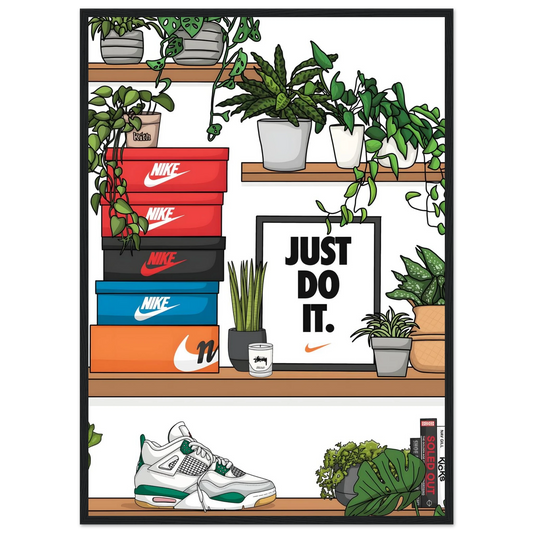 Sneaker Shelf Aesthetic – Sneaker – Poster