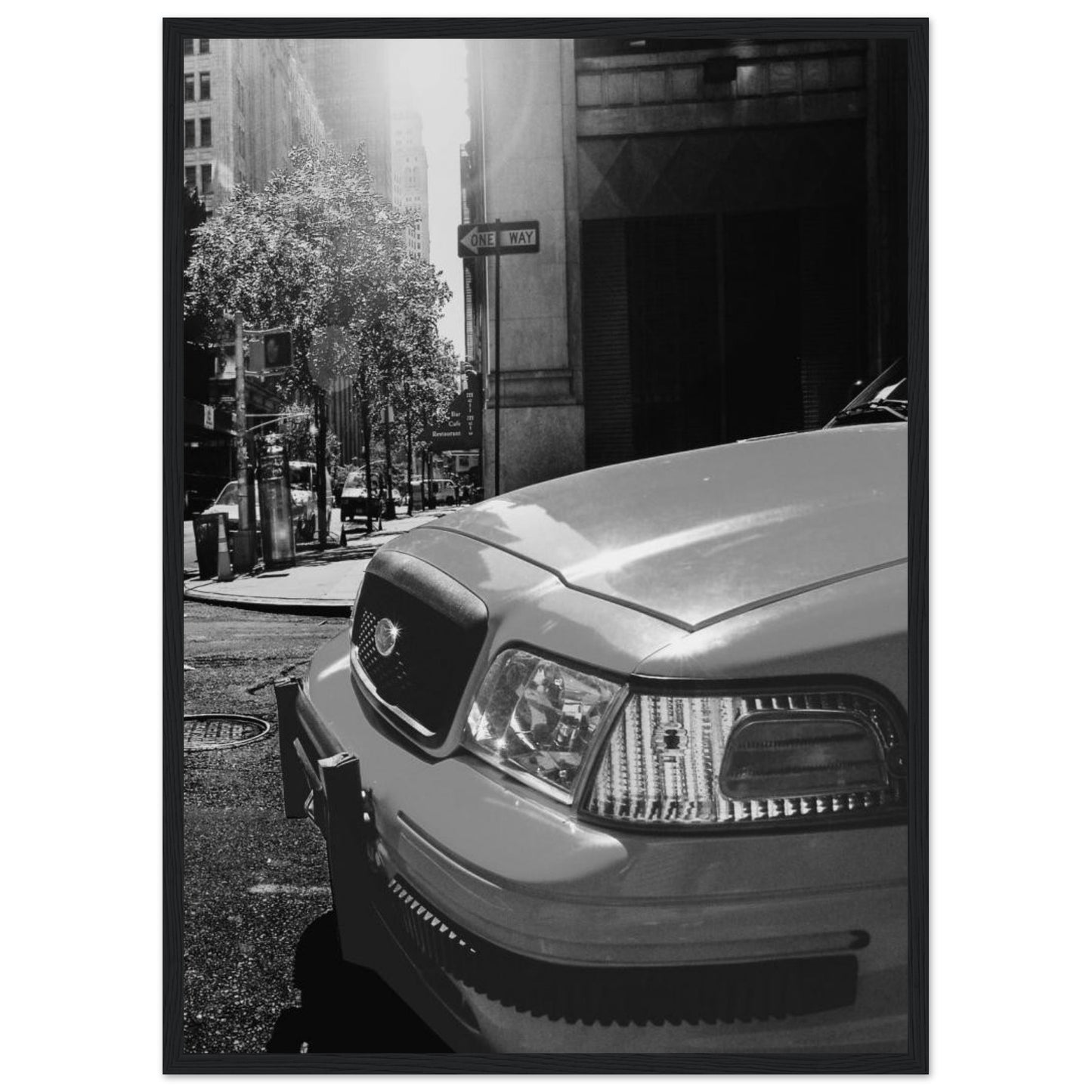 Taxi - Retro-Kunst - Poster