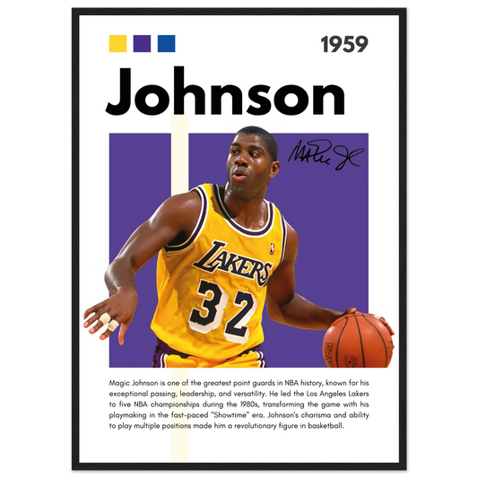 Magic Johnson – NBA – Poster