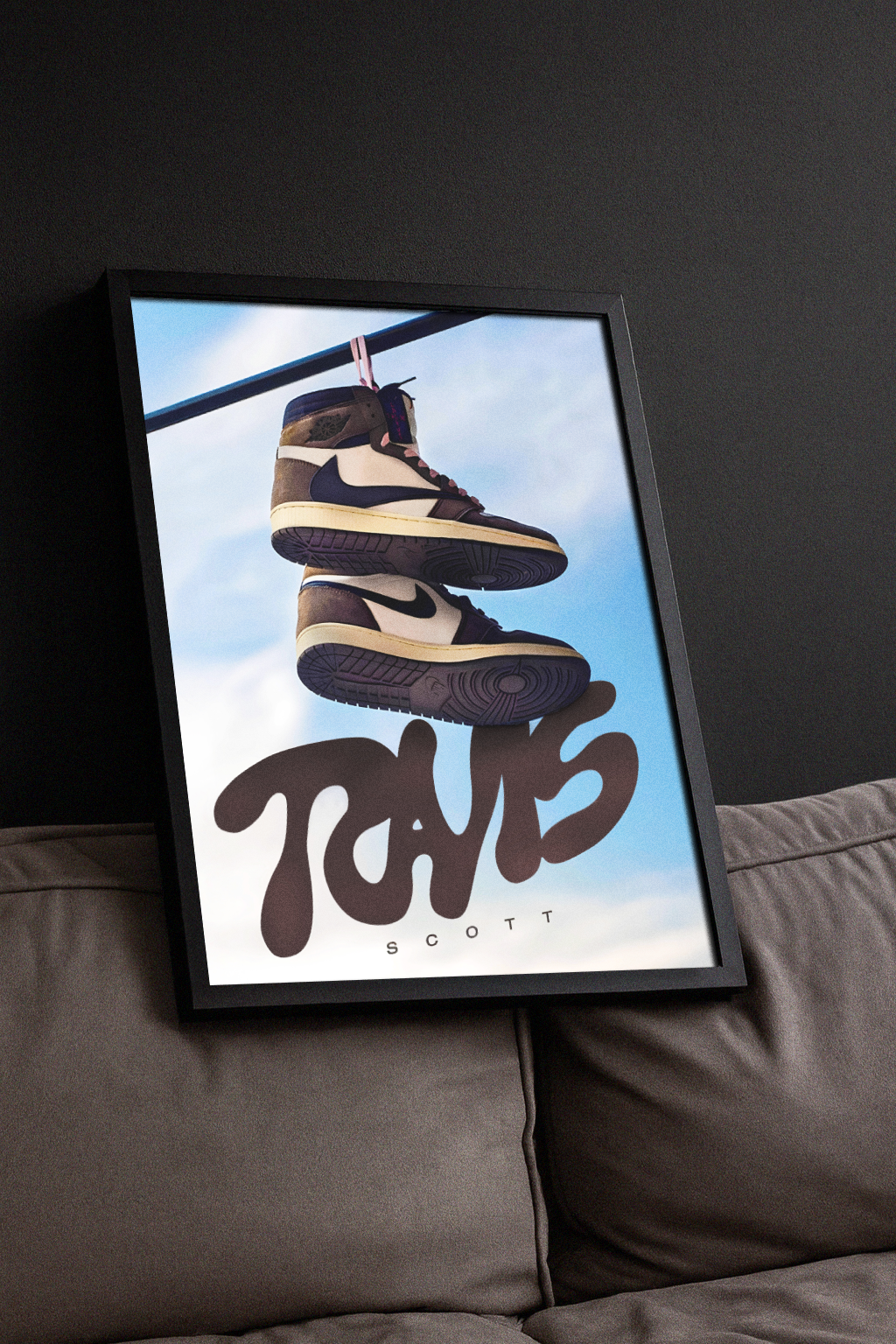 Travis Scott Air Jordan 1 High – Sneaker – Poster