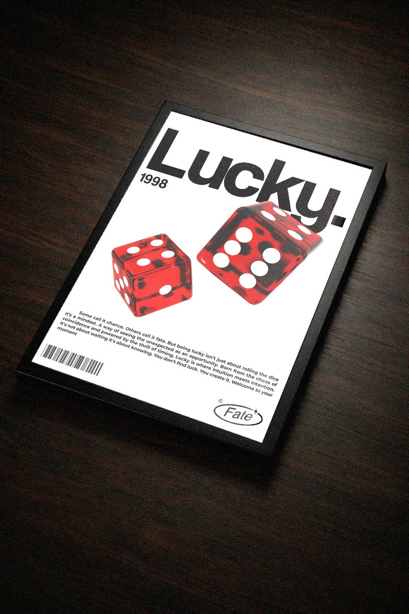Red Dice Mindset – Streetwear – Poster