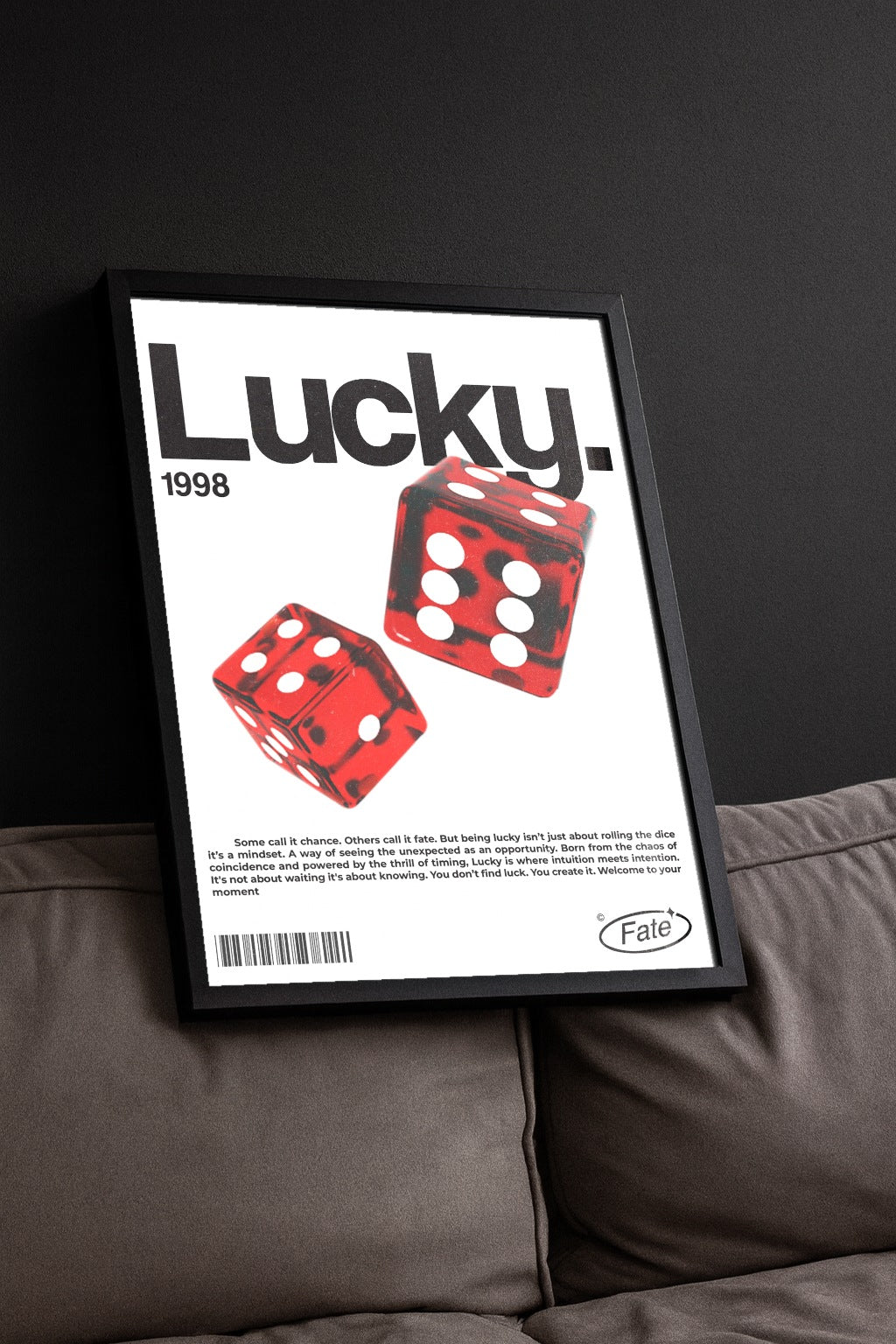 Red Dice Mindset – Streetwear – Poster