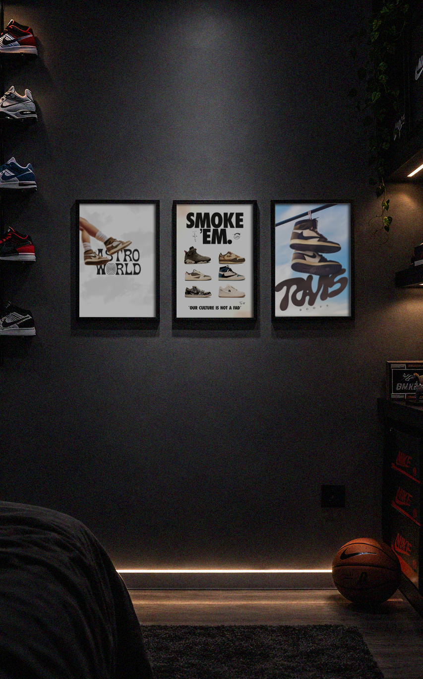 Travis Scott Air Jordan 1 High – Sneaker – Poster